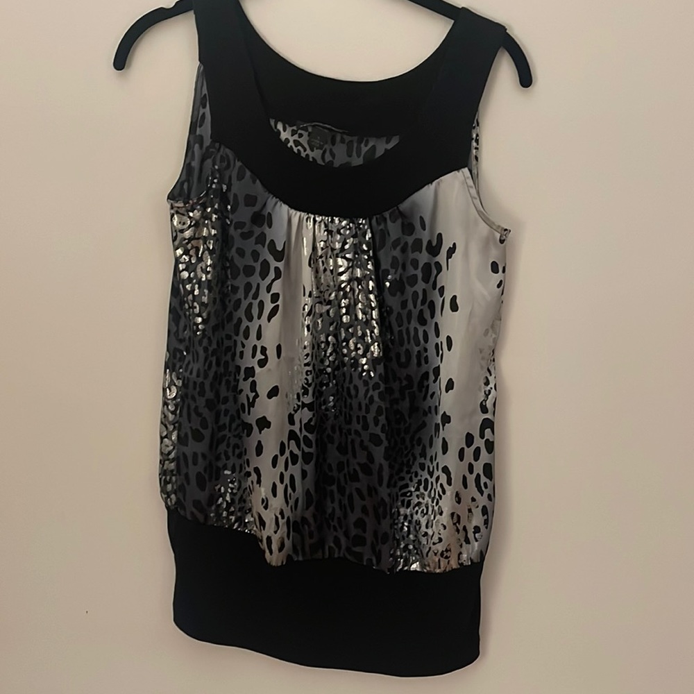 Print dress shirt